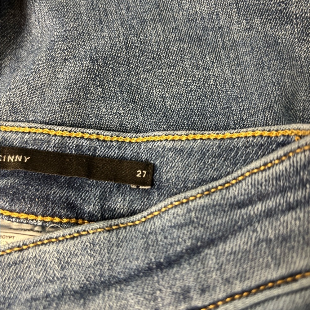 Banana Republic Mid-Rise Skinny Jeans – Medium Wash – Size 27 - Picture 9 of 16